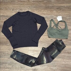 NWT/NWOT Lululemon Matching Bundle. Size Tops 4, XXS-XS/Bottom 4
